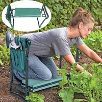 Garden Kneeling Stool with Fabric Cover Set | Multifunctional Folding Kneeler Chair, Comfortable Gardening Seat for Outdoor Use