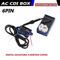 6 Pin AC CDI Box High Performance Racing Digital Adjust For GY6 50 125 150CC Engine Universal Scooter 12V ATV Accessories