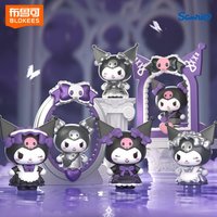 Blokees Sanrio Series Building Blocks Kuromi Sweet and Cool Wonderland Assembly Model Hello Kitty Kuromi Ornament Toy Kids Gifts