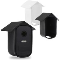1/2 Pcs Silicone Security Camera Protective Case Weatherproof Camera Case Housing Anti-UV Camera Sleeve Dustproof for EufyCam 2C
