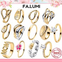 New fashion mother's day gift 100% 925 sterling silver mom's heart-shaped square zirconia exquisite ladies' high-end jewelry