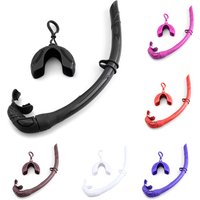 Silicone Foldable Snorkel Tube with Compact Storage Case Unisex Roll Up Snorkel Wet Breathing Tube For Snorkeling Water Sports