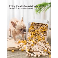 Freeze-Dried Dog Snack Pet Teddy Small Dog Puppy Cat Molar Training Reward Mix Grain Double Mix Freeze-Drying Bucket 500g