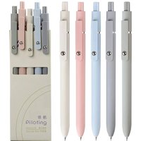 Piloting Morandi Colour Gel Pens Soft Touch Quick Dry Smooth 0.5mm Gel Ink Pen For School Student Writing Stationery Supplies