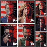 movies The Boys Character Poster HD Waterproof Self-Adhesive Wall Art – Multi-Scene Use, Top Gift Pick