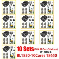 10 Pcs Power Tool Parts 10*18650 for Makita 18V Lithium Battery Case Box Charging Protection Circuit Board PCBA Shell Housings