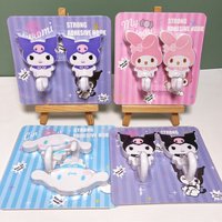 Cute Sanrio My Melody No Drill Hook for Kitchen Living Room Self Adhesive HelloKitty Cinnamoroll Cartoon Anime Kawaii Soft Gifts