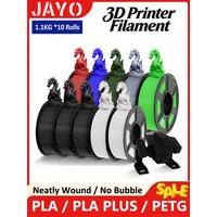 JAYO PLA/PLA Plus/PETG 3D Printer Filament 1.75MM 10 Rolls/set 3D Printing Materials Neatly Wound for FDM DIY Gift Material