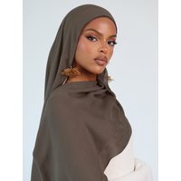Mini Modal Hijab with Undercap Set Basic Stretchy Pullover Headscarf Thin Breathable Sunscreen Head Wrap Hijabs Scarf 165*50cm image 4