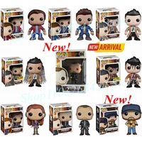 FUNKO POP Supernatural Sam 93 Dean 94 Castiel Wings Blood Castiel 95 Charlie 176 Crowley 200 Bobby Singer 305 Action Figure Toys