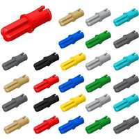60PCS 43093 Axle 1L Pin Friction Ridges Lengthwise Bricks Toys For Technical MOC Buildings Blocks Compatible Assembled Figure