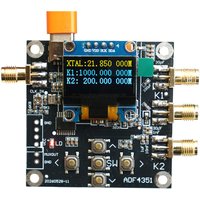 ADF4351+ SI5351 RF Signal Generator 2.5KHz–4400MHz Clock Signal Source OLED Display FOR Ham Radio Frequency METER Calibration