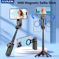 Magnetic Tripod Multifunctional Clip Portable Pocket Size Selfie Stick for Android iPhone Wireless Remote Control Travel Video