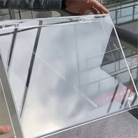 (ABDH) Stereo Turntable Dust Cover Clear Acrylic Replacement Dust Cover for Audio AT-LP60X