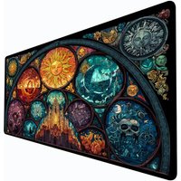 Fantasy sun element design Magic Card Gaming Mat with zone mtg playmat desk mat Commander Playmat suitable for game gathering