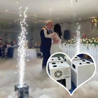Mini Cold Spark Machine 110V 220V Electronic Wedding Fire Works Fire works Manufacturer DMX Remote Control