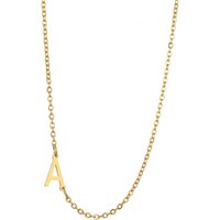 Cazador Custom Sideways 26 Initial Letter Necklaces For Women Jewelry Stainless Steel A-Z Alphabet Personalized Necklace Gift
