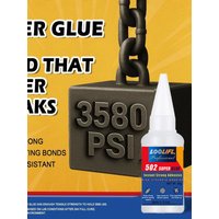 LOOLIFL, 502 Super Glue dry glue Super Glue, DIY by hand, transparent and tasteless, suitable for bonding metal plastic wood.