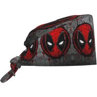 Custom Deadpool Medical Staff Scrubs Hat Women Men Cool Superhero Film Doctor Nursing Surgical Cap Scrub Caps