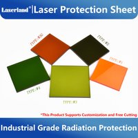 Laserfensterprobe in Industriequalität, klare Sicht, 1064 nm, Schutzfolie, Acryl-Sicherheitsbildschirm