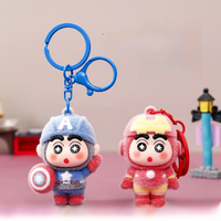 New Crayon Shin Chan Keychain Hero Key Chain Floing Plu Toy Bag Accory Anime Figures Cartoon Toy 2026 Best Super Gift