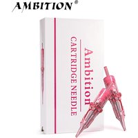 AMBITION Tattoo Cartridge Mix Needles Round Liner Disposable Box of 20pcs for Tattoo Rotary Pen Tattoo Supplies 1RL 3RL 5RL 7RL