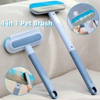 Pet Hair Removal Tool 4-in-1 Hair Removal Furniture Cat Hair Remover for Couch-Pet Hair Removal Car clothe Furniture Carpet Bed