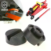 1Pcs Car Lift Jack Stand Rubber Pads Black Rubber Slotted Floor Jack Pad Frame Rail Adapter Universal Car Removal Repair Tool