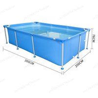Large mobile swimming pool, water storage pool, portable water play pool, household thickened canvas bracket pool