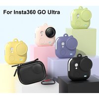 Mini Carrying Bag for Insta360 GO Ultra Silicone Protective Case Lens Cap Protective Shell for Insta360 GO Ultra Accessories