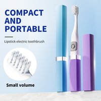 Lipstick Electric Toothbrush Smart Compact and Portable Small Oval Brush Head Deep Cleaning IPX7 Waterproof New Design