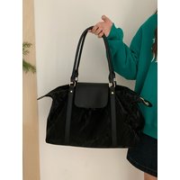 CGCBAG 2025 New Lage Capacity Women Tote Bag Casual Travel Handbags PU Leather Simple Solid Designer Female Crossbody Bag