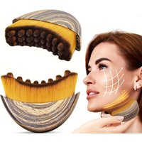 1/3 Pack Lymphatic Contour Facial Brush, Gua Sha Eye and Neck Care Brush, Lymphatic Contour Brush, Crescent Brush, Facial Brush, Massage Care Brush, Cleansing Brush