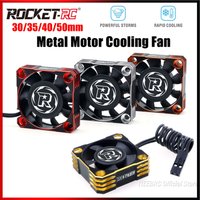 ROCKET-RC 30mm 35mm 40mm 50mm Motor Cooling Fan Metal 28000/21000/16000/10000RPM for 1/10 1/8 1/12 RC Car 540/550/3650 Toy Part