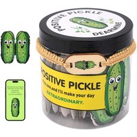 B24B Positive Pickle Jar Gift With Tech Technology, 60 Affirmation Cards For Women, Men, Teens- Cards Incl