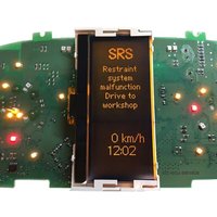 Écran LCD X pour tableau de bord Mercedes classe A B W169 W245, version 8 volts, Instrument de groupe de tableau de bord, 1 pièce