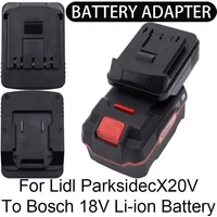 Battery Converter for Bosch 18V Li-Ion Tools to Lidl Parkside X20V Li-Ion Battery Adapter Power Tools Accessories Tools Drill