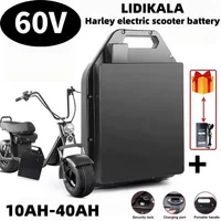 Lufttransport, Citycoco Akku 60V 20AH-100AH Harley Motorrad wasserdichter Lithium-Akku mit integriertem 40AH BMS