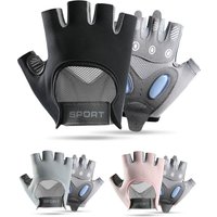 AliExpress NONE Bike Gloves for Fitness Cycling Half Finger Gloves Men Women Anti Slip Shock-Absorbing Ice Silk Yoga Sports Gym Gloves