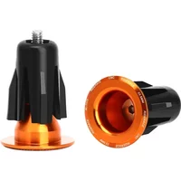 1 Pair Bike Grip Handle Bar End Cap Aluminium Alloy MTB Handlebar Grips Plugs Caps For Bicycle Handlebar Accessory