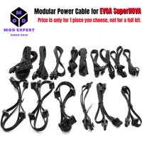 Modular Power Cable for EVGA SuperNOVA G1 G2 G3 G+ B1 B2 B5 650W 750W 850W, GPU PCIe 8Pin, CPU 4+4Pin, SATA Molex IDE, ATX 24Pin