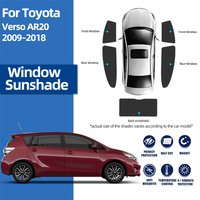 For Toyota Verso AR20 2009-2018 Magnetic Car Sunshade Shield Front Windshield Curtain Rear Side Baby Window Sun Shade Visor