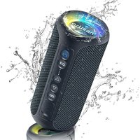 Przenośny głośnik Bluetooth Ortizan X8 Pro z dźwiękiem stereo o mocy 40 W, bogatym basem, wodoodpornością IPX7, czasem odtwarzania 30 godzin, mieszanymi kolorami świateł, 3 EQ