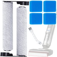 JONR ED12 Vacuum Cleaner Accessory Kit Replacement Parts for Eureka NEW430 Wet Dry Vacuum Cleaner 2 Brush Rollers + 4 Filters