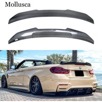 For BMW 4 Series F33 Convertible&M4 F83 PSM Style Carbon fiber Rear Spoiler Trunk wing 2013-2020