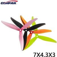 6 Pairs Gemfan 7043 X Street League 7043-3 Racing 7X4.3X3 3-Blade Propeller for FPV Freestyle 7inch Long Range Drones