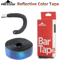 MOTSUV Reflective Color Road Bike Bar Tape Handlebar Tapes EVA/PU Soft Anti-Vibration Wrap Tape Durable Bar Bartape