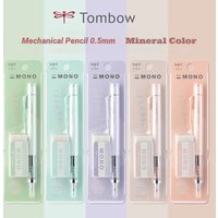 1pcs TOMBOW Mechanical Pencil Eraser Set 0.5mm Mineral Color Pastel Glass Limit Edition Japanese Stationery School Supplies