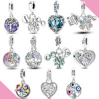 925 Silver Original Charms Tree of Life Family Fit Bracelet Beads DIY For Jewelry Gift