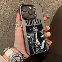 Rock band n-nirvanaes Phone Case For iPhone 17 16e 16 15 14 13 12 11 mini Pro Max X XR 8 7 Air Plus Anti Fall Matte Back Cover